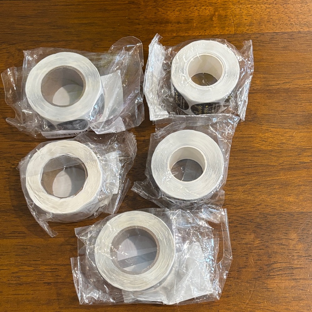 5 Rolls Thank You 1” Stickers 5 Rolls 500 per roll NWT - Picture 2 of 7